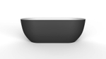 Акриловая ванна BelBagno 150x80 BB70-1500-800-W/NM Черная Белая без гидромассажа