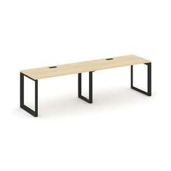 Style Project Рабочая станция односторонняя SN-59O.ORS-022 Акация Лорка/Металл Черный/Черный Заглушк