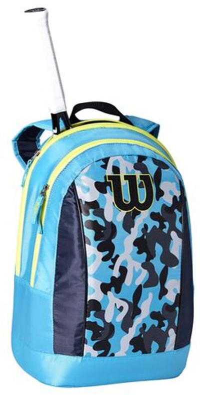 Рюкзак теннисный Wilson Junior Backpack - blue/wild lime