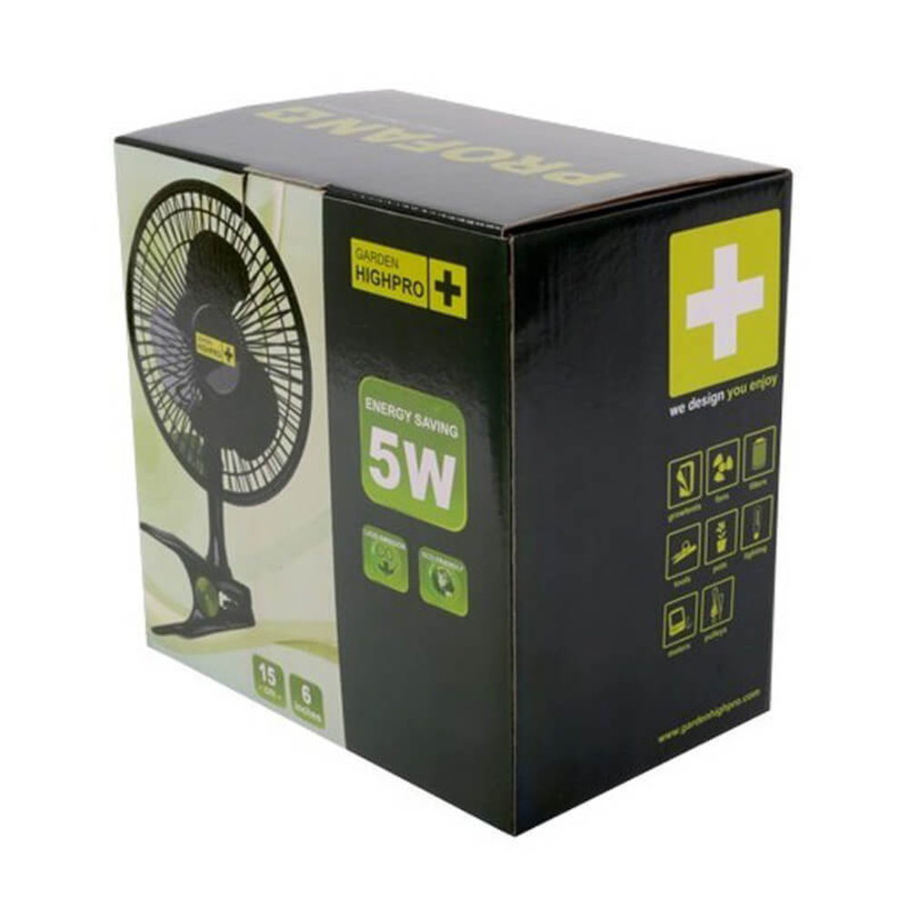 Упаковка настольного вентилятора CLIP FAN 15 см/5 Вт