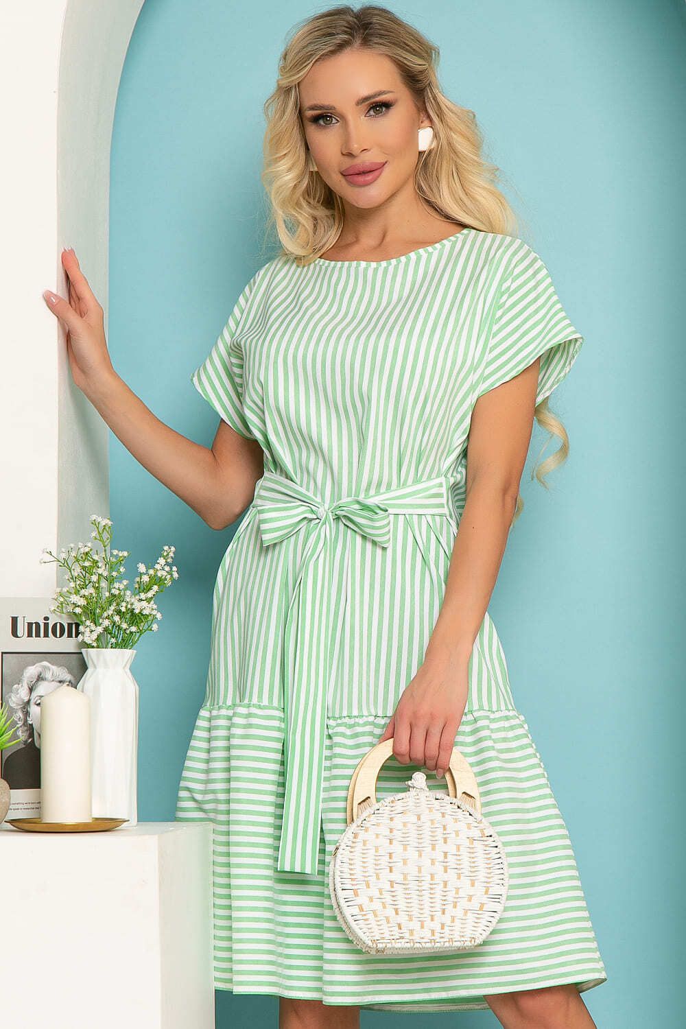 Платье "Ева" (нежная зелень) П3992 LT Collection (Акция)