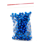 Новогодние бусы 7,5ммх5м., синий