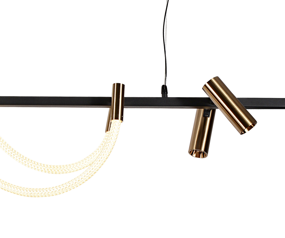 08039K-140A,19(20) Подвес Кайли черный/бронза