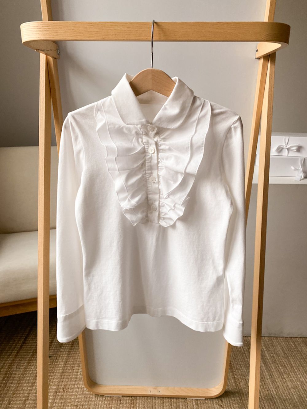 Хлопковая блуза Monnalisa, 128