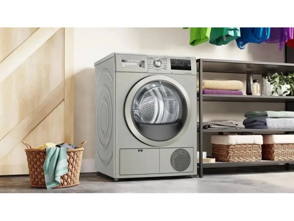Сушильная машина Bosch Serie 4 WTN86202ME серебристый