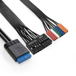 Корпус для компьютера Exegate EX283735RUS Корпус Miditower XP-402U Black, ATX, &lt;без БП&gt;, 2*USB+1*USB3.0, Audio