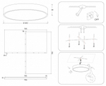 Накладной светильник Ambrella Light FV FV5540
