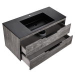 Тумба под раковину Vincea Chiara 2D 1000 подвесная, 2 выкатных ящика soft-close, G.Stone