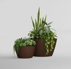 Кашпо, коллекция КОЛОР, форма БОУЛ