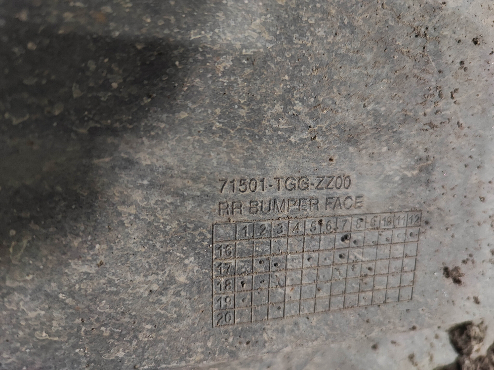 Бампер задний Honda Civic X (10) 15-21 Б/У Оригинал 71501TGGZZ00
