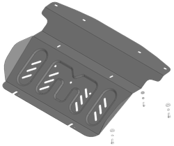 Усиленная защита радиатора (2 мм, сталь) для JAC T6 2019-, Sollers ST6 2023- Motodor.78308