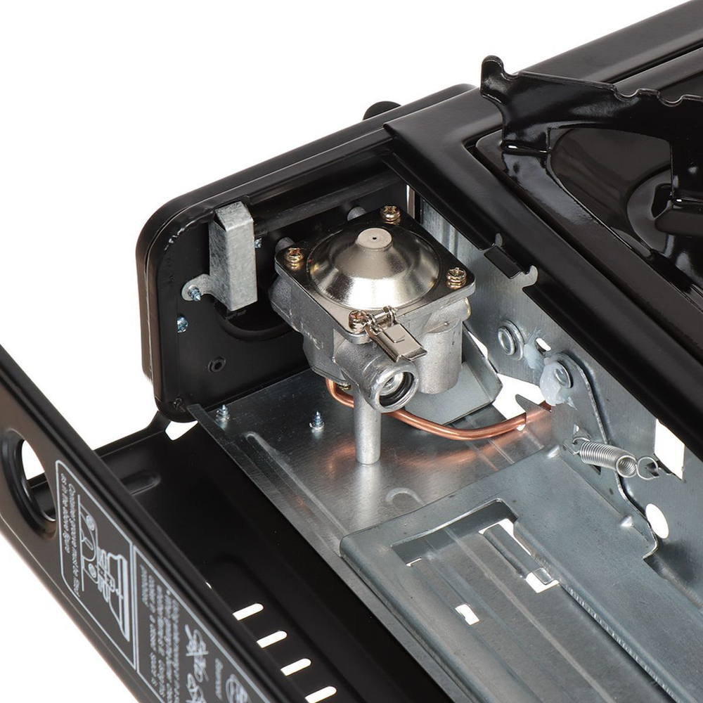 Плита газовая портативная, 1 конф, 34 х 27 х 7 см, для цанг баллонов, кейс, редуктор, Y6-1856