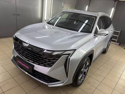 Geely Atlas частичная оклейка зоны риска антигравийной пленкой Carbins PPF G190 👍😁
