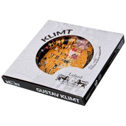 ТАРЕЛКА ДЕСЕРТНАЯ "ПОЦЕЛУЙ" (Г. КЛИМТ) 19 СМ ЧЕРНЫЙ (КОР=48ШТ.)