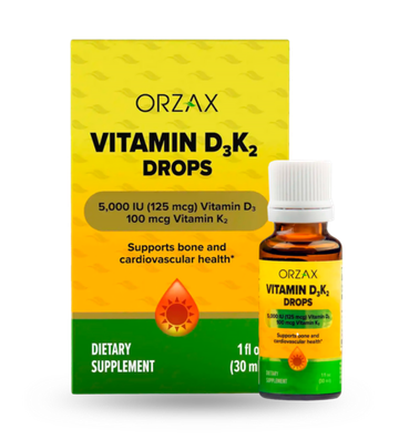 Орзакс Витамин Д3 К2 Капли, Vitamin D3 K2
