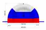 Надувной шатер «Россия» 9*6*5,5м