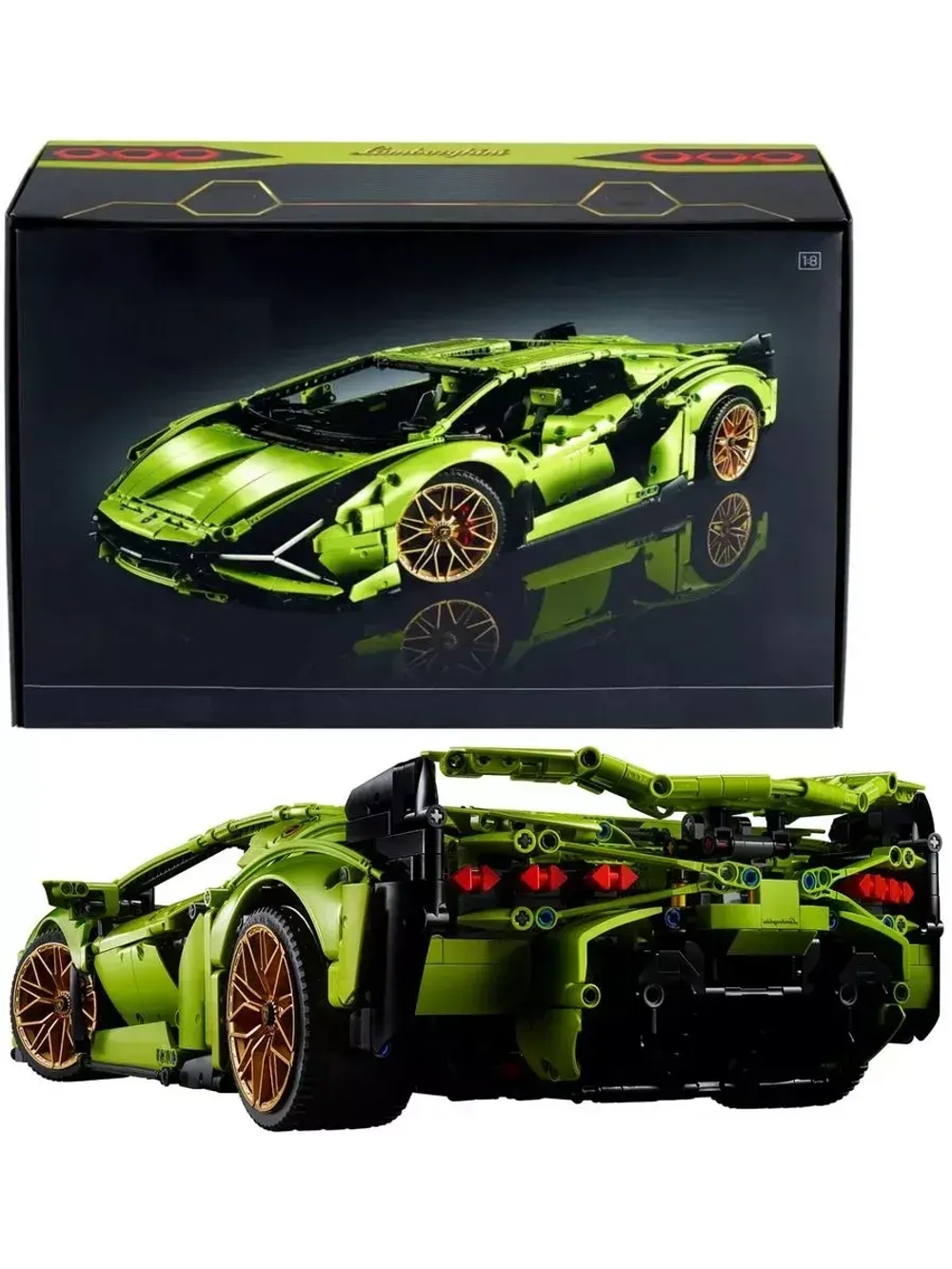 Конструктор Ламборгини Сиан Lamborghini 3696 деталей