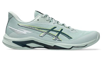 Мужские кроссовки для бадминтона/сквоша Asics Netburner Мячistic FF 4 - lichen rock/tranquil teal