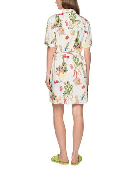 Marc Cain Платье-рубашка с принтом