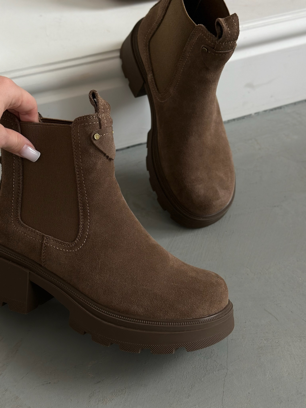 Челси из натуральной замши