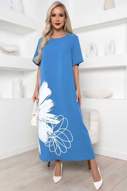 Платье Рамина (голубой) Р11-1214/4 Nikol