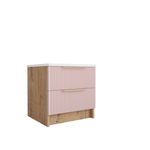 Тумба Лавис ТД 400.1 (Дуб бунратти/Роза)