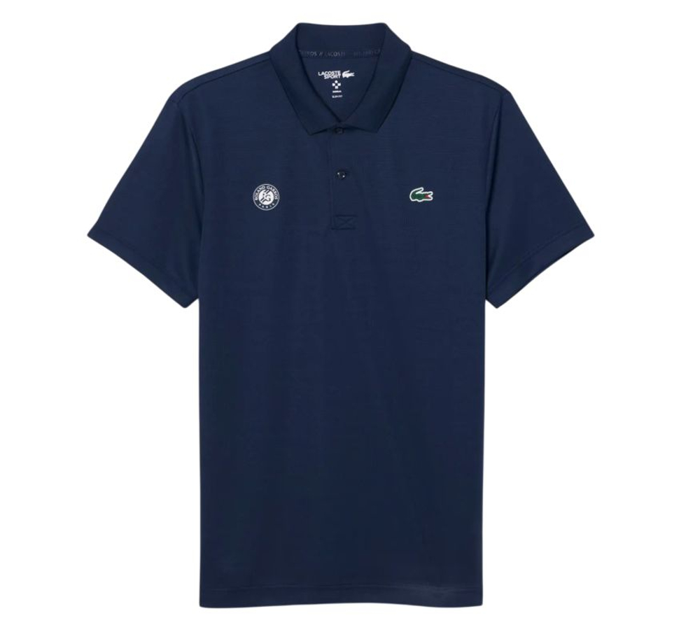 Теннисное поло Lacoste Roland-Garros Edition Tennis - navy blue