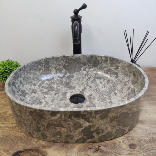 Раковина из мрамора Oval Doreng Tin Lip MO-61122 52*38*14