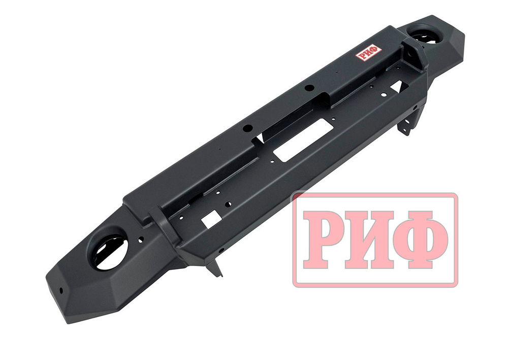 Бампер силовой передний Jeep Wrangler JL 2018+ под доп. фары, без защитной дуги