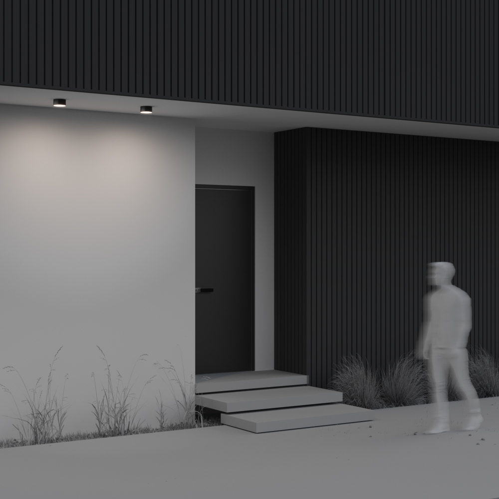 Уличный потолочный светильник Outdoor O430CL-L15B4K