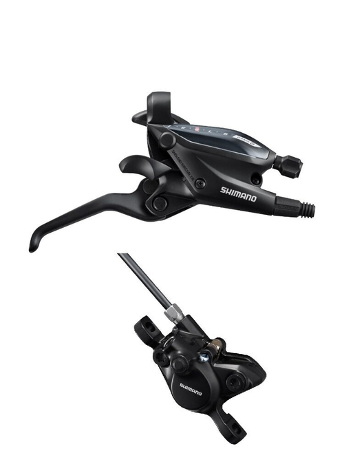 Тормоз дисковый с шифтером правый задний ST-EF505 8 скоростей /BR-MT200 полимерн. кол., 1700мм