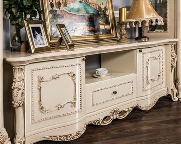 Тумба-ТВ ДЖОКОНДА крем глянец