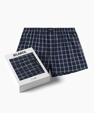 Трусы (1 шт) мужские семейные Atlantic MBT-001, хлопок, темно-синий