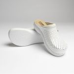 Сабо женские LEON medikal (белый) MED100W