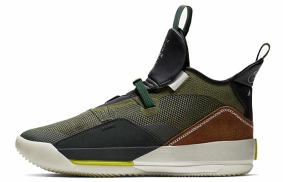 Кроссовки Travis Scott X Jordan Air Jordan 33 Nrg Olive