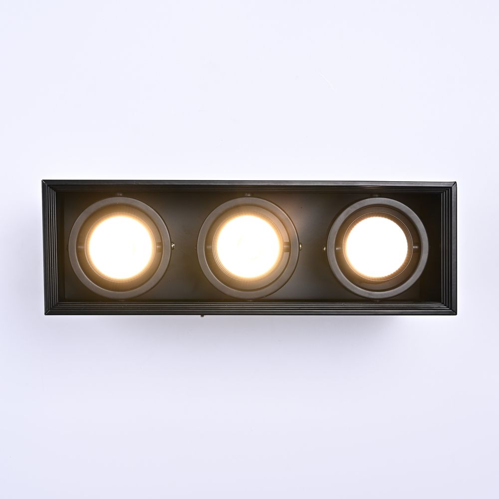 Встраиваемый Светодиодный Светильник Lumo L3 Black 4000 By Imperiumloft