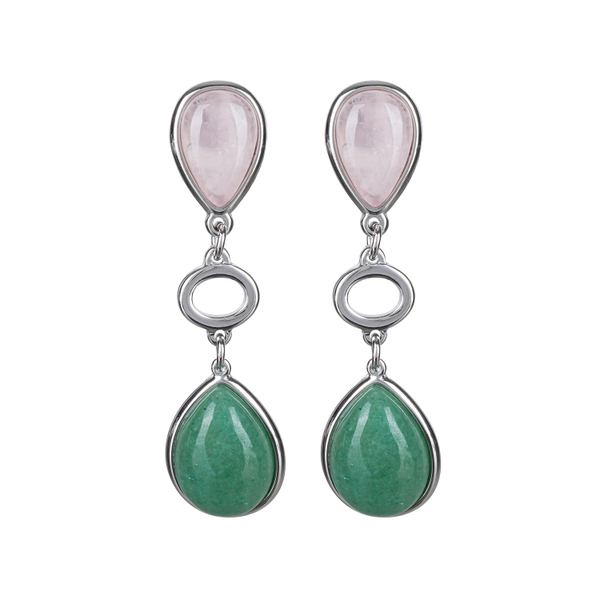 Серьги Possebon Q.Rose, Q.Verde A0585.7.17 S