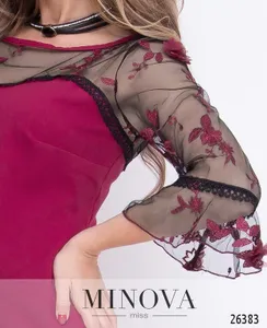 Платье 1087-марсала Minova