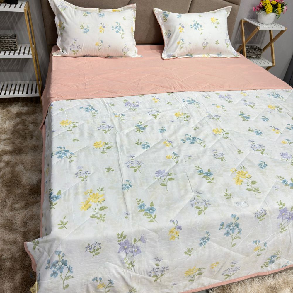 КПБ Кит С Одеялом МУН ШЕЛК 2сп АКЦИЯ !!! (от 10шт цена 5900тн)