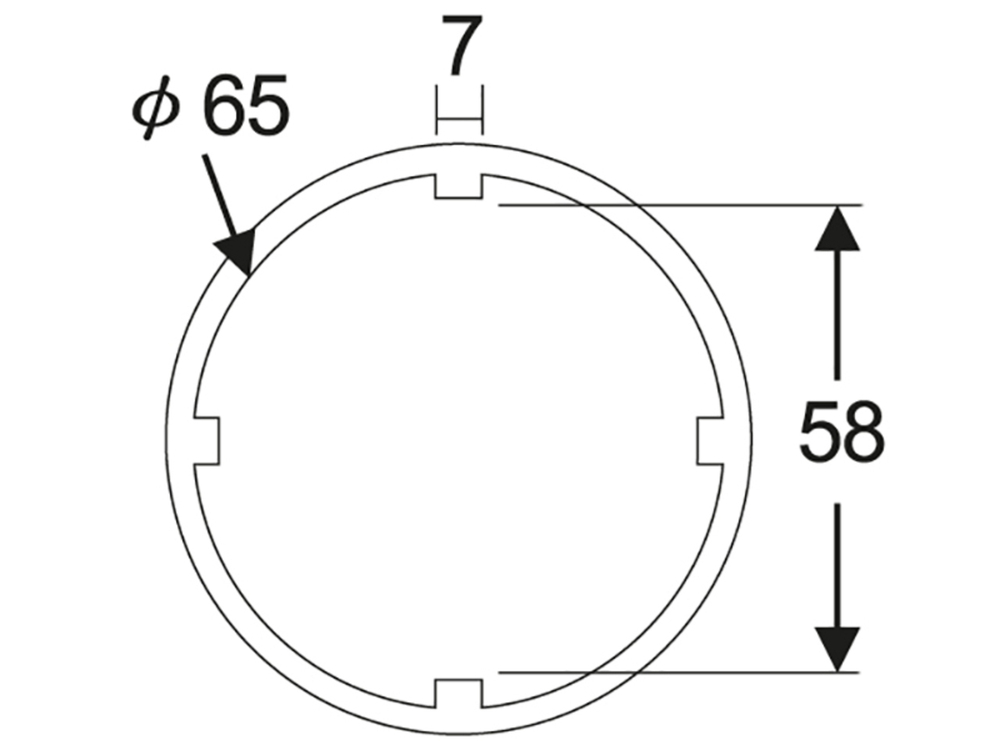 Головка для гаек 8-ми скоростной КПП 3/4" 58мм (SCANIA) JTC