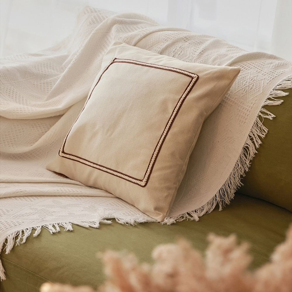 Наволочка декоративная SL Home «СофтЛайнс», 43×43 см, хлопок 100%