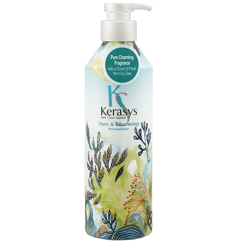 Парфюмированный кондиционер для сухих волос Kerasys Perfumed Line Pure &amp; Charming Rinse, 400мл