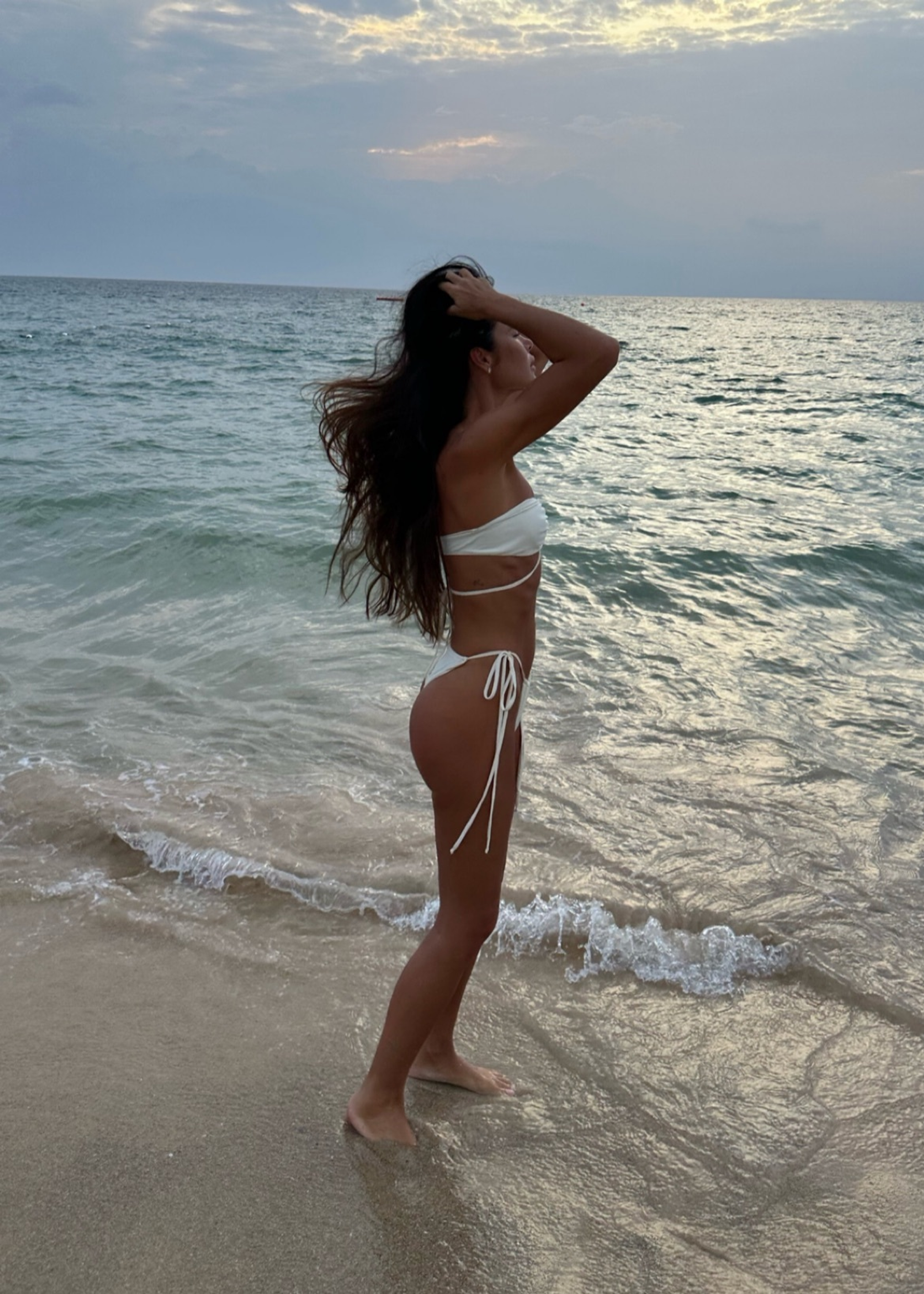 Купальник МИНИ МИ белый пошив