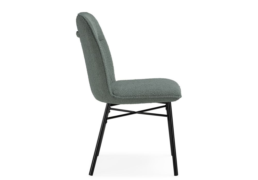 Стул на металлокаркасе Denis oliva / black