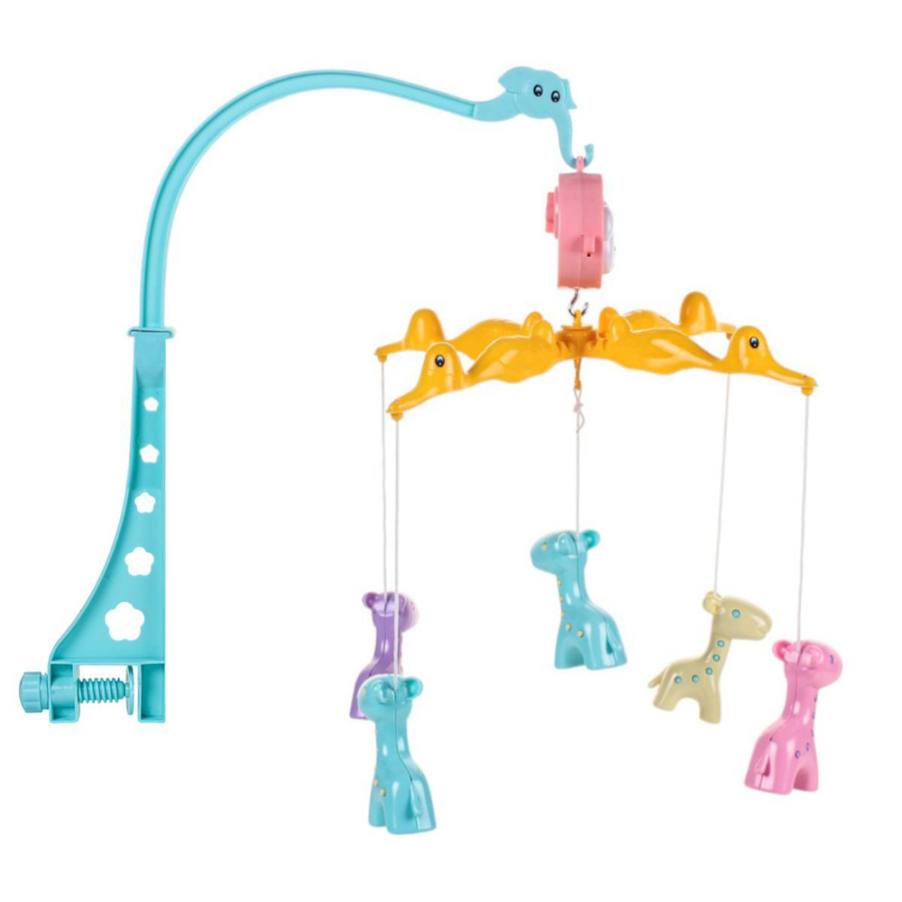 Карусель муз. д/новорожденных заводная Сафари, коробка 2308