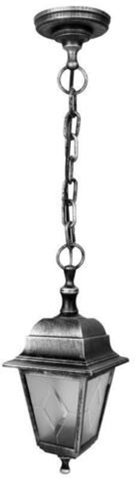 Светильник садово-парковый PP4205 C02 НСУ 04-60-001 У1 "Адель" 4-гран. пласт. + пласт. черн. серебро Camelion 13847