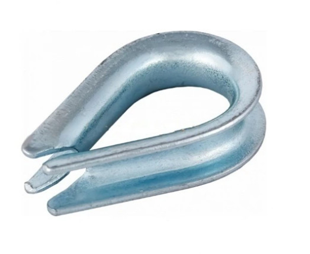 Коуш для стальных канатов 6 цинк (20шт/уп)