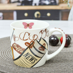 Кружка 380мл керамическая, цвет в ассортименте