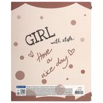 Тетрадь на кольцах А5 175х215 мм, 240 л., твердый картон, с разделителями, BRAUBERG, "Cool Girl", 404100