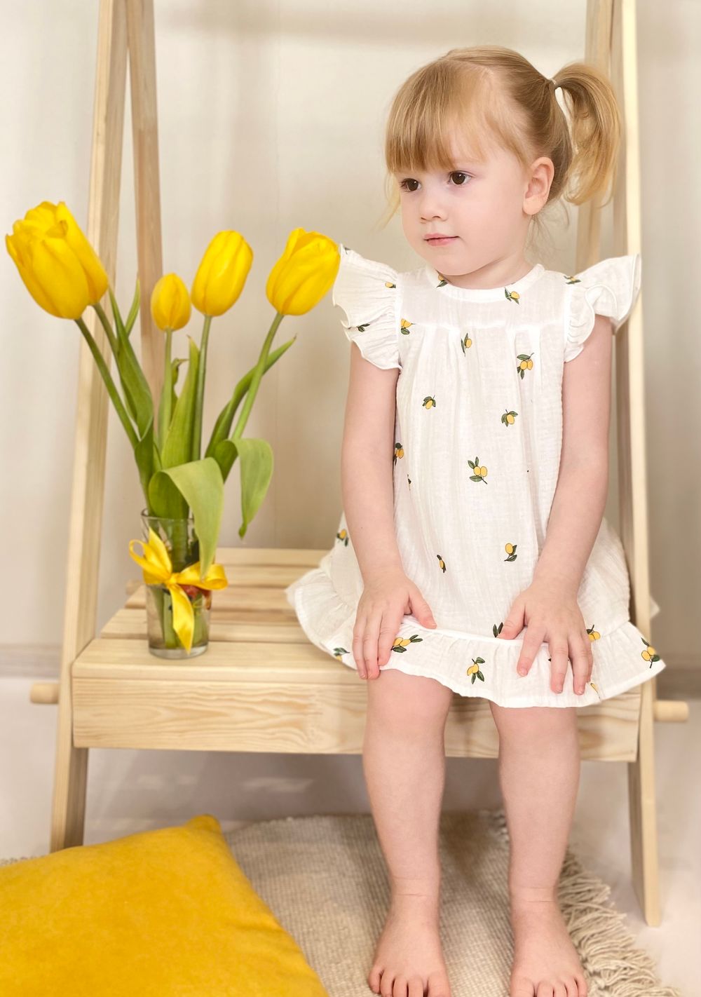 Платье + трусики "Лимончик"